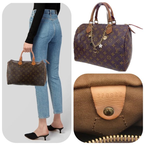 Auc LOUIS VUITTON MONOGRAM SPEEDY 30 SP0964 - Picture 1 of 13